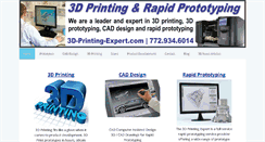 Desktop Screenshot of 3d-printing-expert.com