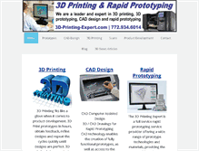 Tablet Screenshot of 3d-printing-expert.com